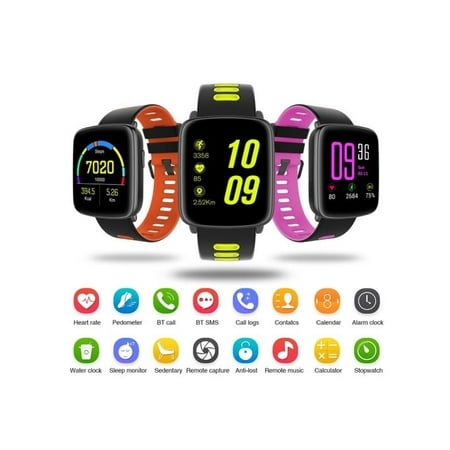 Activity Tracker Watch Waterproof Sport Smart Watch Fitness Tracker Wristband OLED Display bluetooth Running Wrist Watches with Heart Rate Monitor for IOS