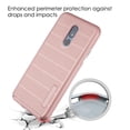 thumbnail image 1 of LG Stylo 5 Phone Case [Shockproof] Drop-Protection Hard PC Silicone Hybrid Impact Defender Heavy Duty Full-Body Protective Textured Armor [Anti-slip] Rubber Rugged TPU Cover ROSE GOLD for LG Stylo 5, 1 of 1