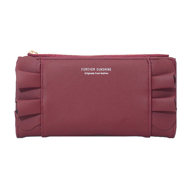 Monedero pequeño y fresco de color caramelo de moda, monedero multifuncional