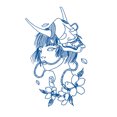 thumbnail image 1 of Tatuajes Temporales Pegatinas Impermeables Estilos Mixtos de Larga Duración Arte Corporal Opcional TFixol  GZ-38, 1 of 5