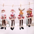 thumbnail image 3 of Muñeca de Peluche de Navidad Sunnimix Decoración Multicolor Santa 23 x 7 cm, 3 of 8