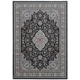 thumbnail image 1 of Linon Emerald Barton Tapis Tissé en Microfibre Polyester 6 Pieds7 Pouces x 9 Pieds7 Pouces Noir, 1 of 9