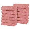 thumbnail image 2 of BNM Cotton Luxury Face Towel Washcloth, Set of 12, Blush, 2 of 8