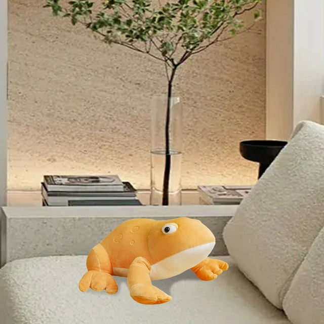 Peluche de rana Animal de peluche para niños mayores de 3 años Cálido y acogedor para la guardería y el cumpleaños