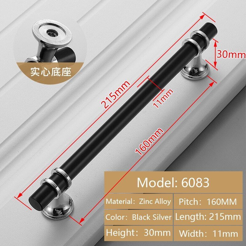 UMMH Pulls Handles Kitchen Pulls and Knobs Black & Gold Drawer Pulls