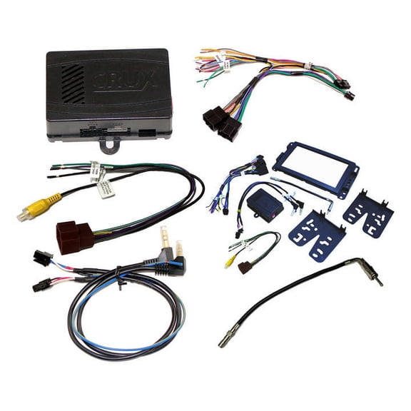 Crux DKGM-49 Radio Replacement with Steering Wheel Control Retention for GM LAN 29 Bit Vehicles [Double DIN Dash Kit Included] 2006-2015