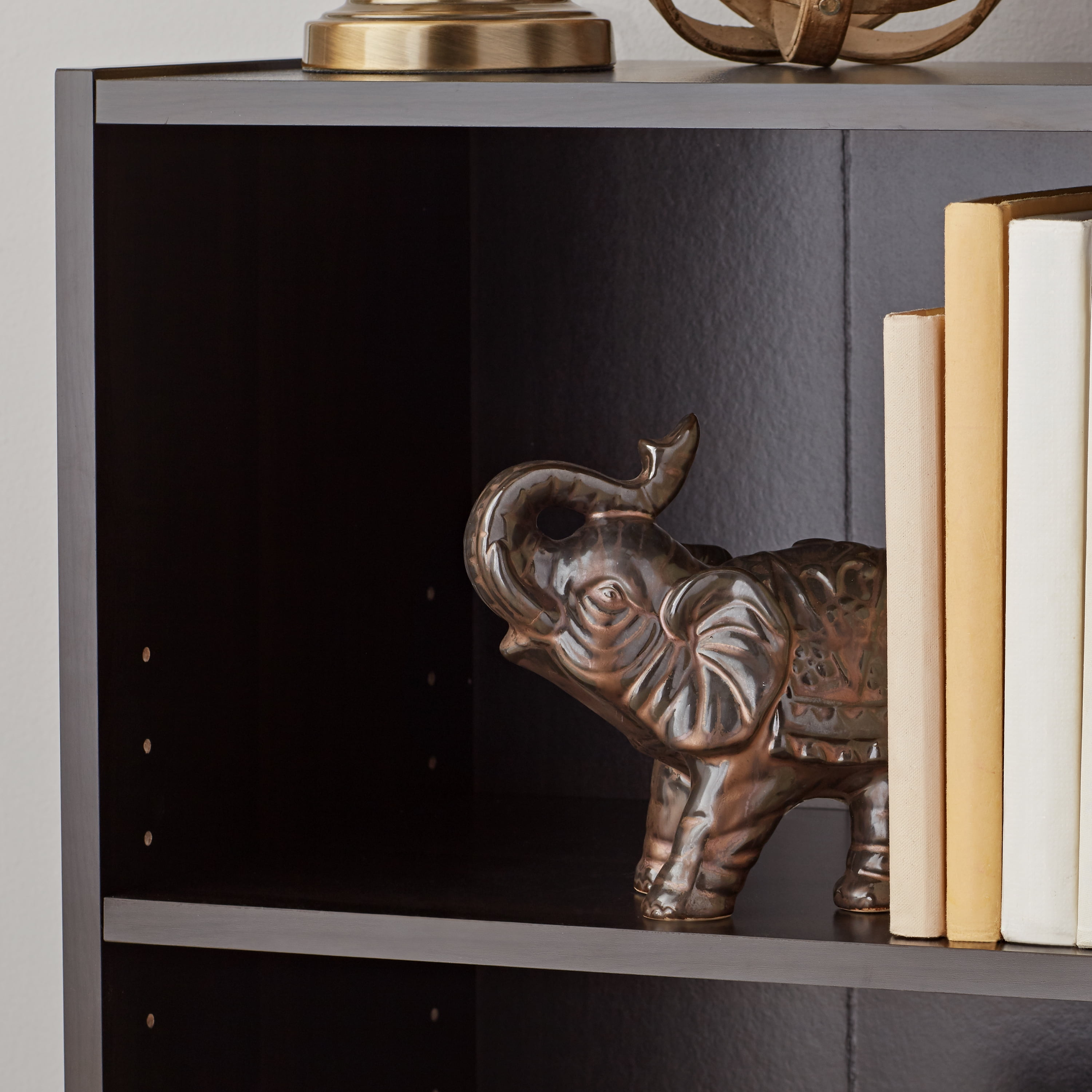 Mainstays 3-Shelf Bookcase with Adjustable Shelves, White 