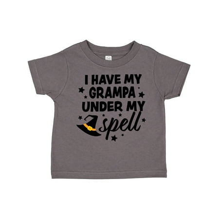 

Inktastic I Have My Grampa Under My Spell with Cute Witch Hat Gift Toddler Boy or Toddler Girl T-Shirt