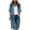 Blue, variant on Women's Open Front Cardigan Batwing Sleeve Tunic Cover-Up Casual Loose Knit Top Beach Boho Layering Shirt, Red S