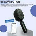 thumbnail image 3 of Zootealy Wireless Bluetooth Microphone and Speaker Set with USB Charging - Portable Karaoke Mic for Phone KTV Singing - Recordable High Fidelity Mic - Black, 3 of 6
