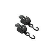 7 Black Boatbuckle Heavy-Duty Retractable Transom Tie-Down - 1 x 72