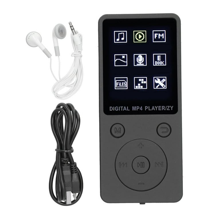 MP3 Player 32GB Touch Screen JOLIKE M5 Mini Portable MP3 Player with  Bluetooth and FM Radio