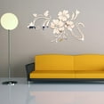 Jrocdr 3D Wall Sticker Flower Wall Art Sofa Mural Acrylic Home