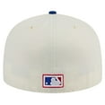 thumbnail image 4 of Men's New Era Cream Toronto Blue Jays Cooperstown Collection Chrome 59FIFTY Fitted Hat, 4 of 6