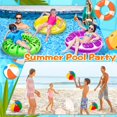 thumbnail image 3 of Pack de 6 flotadores para piscina iGeekid para niños con fruta inflable y pelota, 3 of 6