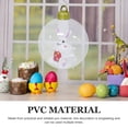 thumbnail image 2 of Bola inflable de conejo de Pascua de PVC para decoración de patio al aire libre, decoración para fiesta de Pascua, adorno inflable colgante para jardín, parque y hogar., 2 of 7