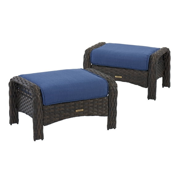 Outdoor Wicker Chairs Ottomans