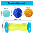 thumbnail image 2 of Set Rodillo Con Pelotas Bloosom  Para Masajes De Pies, Bola De Masaje 4pz Multicolor, 2 of 5