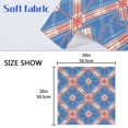 thumbnail image 6 of Iauyy Satin Napkins Set of 1- Red White Blue Plaid DIY Printing Decoration Cloth Napkin- Easy Care for Home/Party, 6 of 8