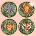 thumbnail image 1 of Platos de Papel xo, Fetti Jungle Dorado Safari 9 Pulgadas Paquete de 24, 1 of 6