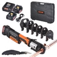 thumbnail image 1 of VEVOR Pro Press Tool Pipe Crimping Kit Press Tool Battery Kit with 6 Jaws, 1 of 9