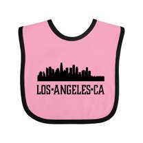 Inktastic Los Angeles California City Skyline Boys or Girls Baby Bib