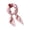 Pink, variant on Women's Square Satin Scarf Solid Color Retro 50s Neck Hair Handkerchief Bandana Black One Size