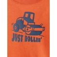 thumbnail image 2 of Wonder Nation Baby Boys Graphic Tee with Long Sleeves, Sizes 0-24 M, 2 of 3