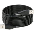 thumbnail image 5 of 10 Pack USB 2.0 A Male to A Male Cable 15ft High Speed Data Transfer Cord Black Cables Direct Online, 5 of 5
