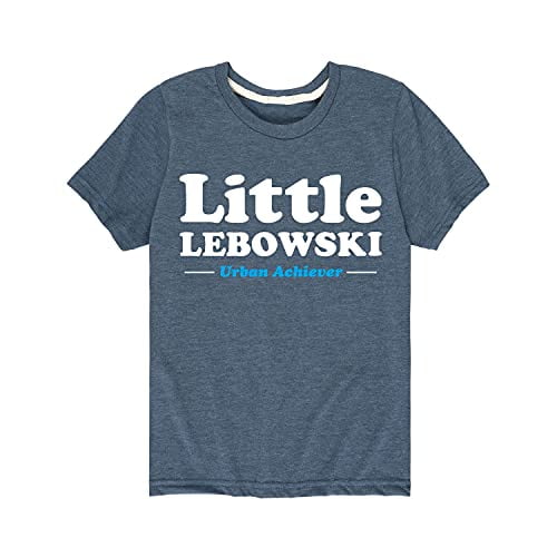 Instant Message - Little Lebowski Urban Achiever - Toddler Short Sleeve T-Shirt - Size 2T Heather Blue
