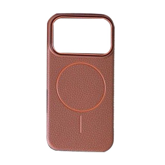 for iphone 17 Promax phone case magnetic lychee pattern