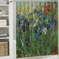 thumbnail image 5 of JEUXUS Simulation Painted Texture Gogh Famous Classic Shower Curtain for Bathroom White, 5 of 6