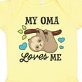 thumbnail image 4 of Inktastic My Oma Loves Me with Sloth and Hearts Boys or Girls Baby Bodysuit, 4 of 5