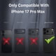 thumbnail image 4 of Funda Case MYBAT Maverick Rogue para iPhone 17 PRO MAX - Gris, 4 of 9