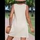 thumbnail image 2 of Vestido Tipo Chaleco de Punto Sin Mangas con Cuello Redondo para Mujer, Color Albaricoque, Talla M, 2 of 4