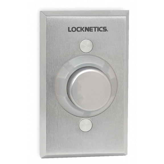 Schlage Electronics Extreme Duty Push Button,Aluminum 631AL