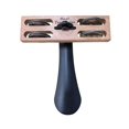 thumbnail image 4 of MERIGLARE 1x Tambourin à Talon Portable Percussion Instrument de Musique Rythme Percussion Pied en Bois avec Enseignes, 4 of 9