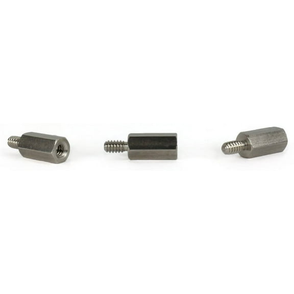 1/4" OD Hex Standoffs (Male-Female) / 8-32 x 1/2" / Stainless Steel - 500 Piece Carton