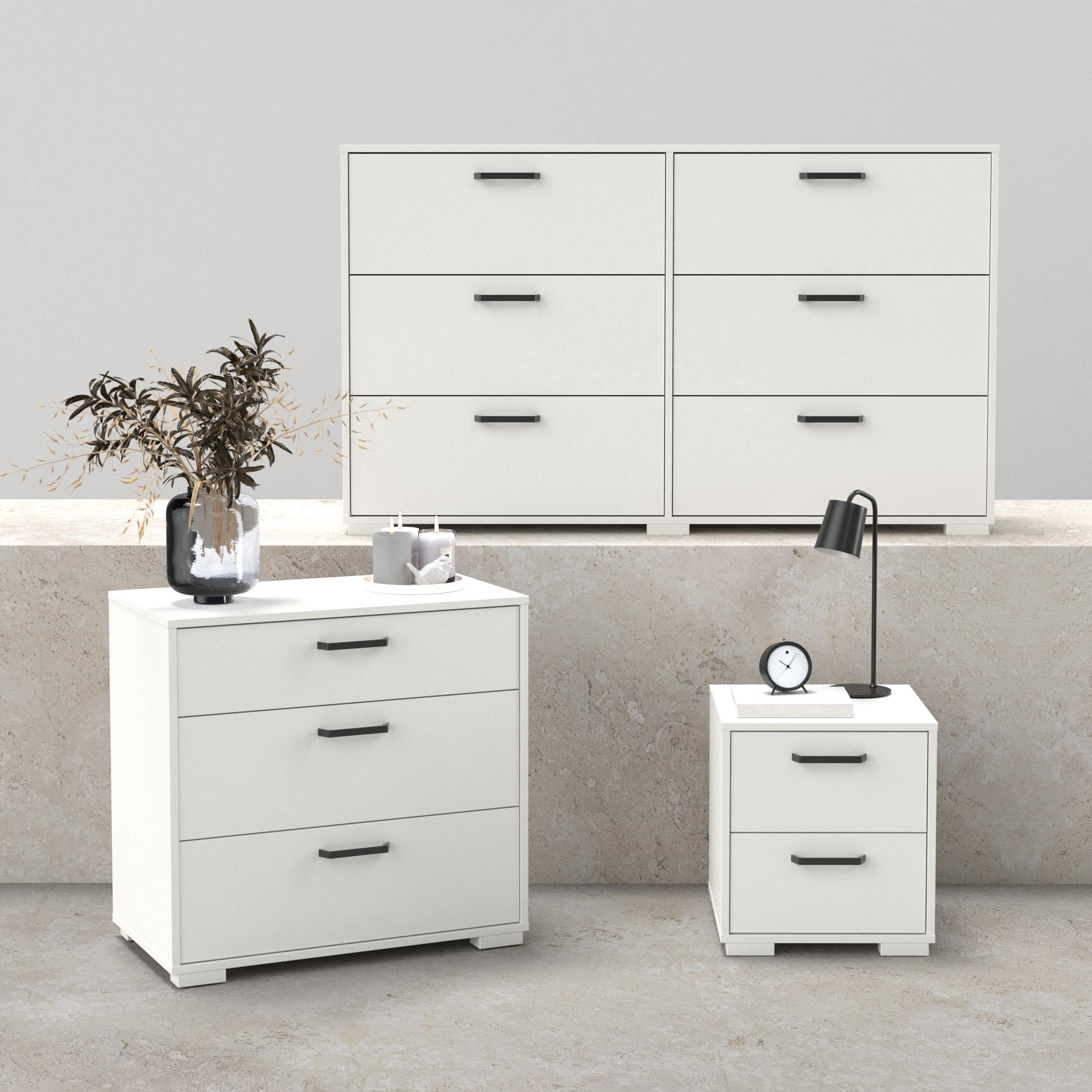 Tvilum Sofia 3-Piece Bedroom Set, White