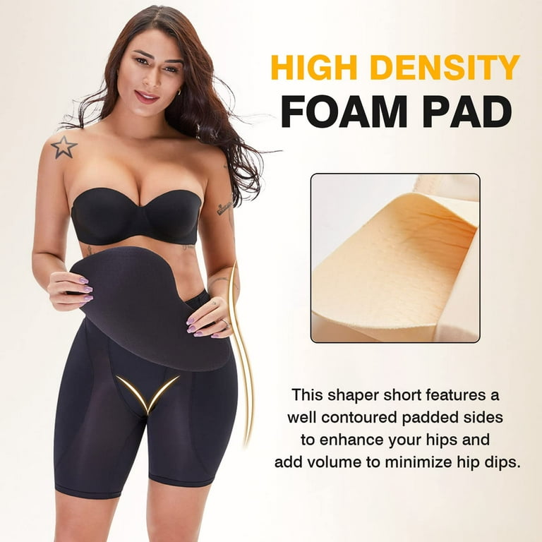 Womens 1 Pair Enhancing Foam Fake Butt Pads Removable Contour Hip Shapewear
