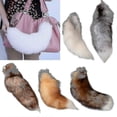 thumbnail image 2 of Plush-fox Tail Keychain Furry Animal Tail Keyring Keychain 40cm Animal Tail, 2 of 5