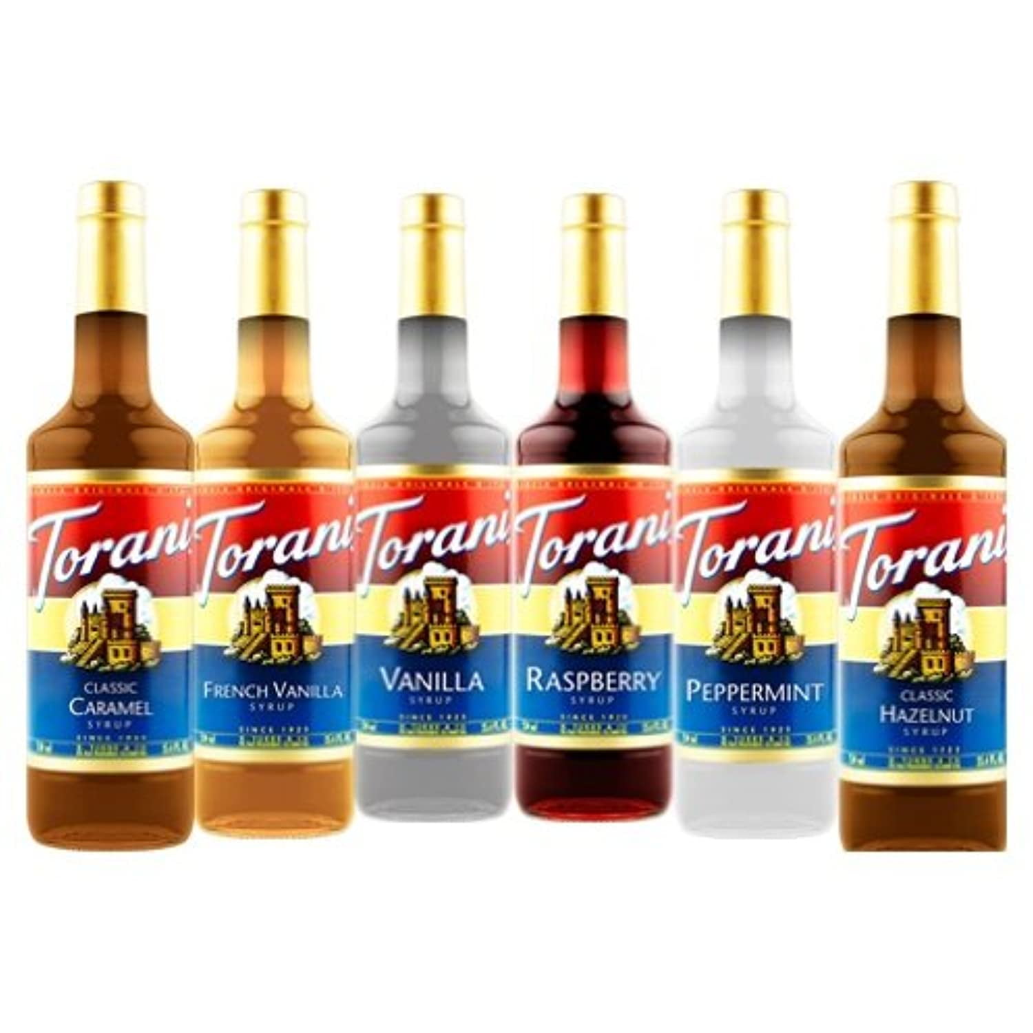 Torani Syrup Variety Pack, 25.4 Fl Oz (Pack Of 6)