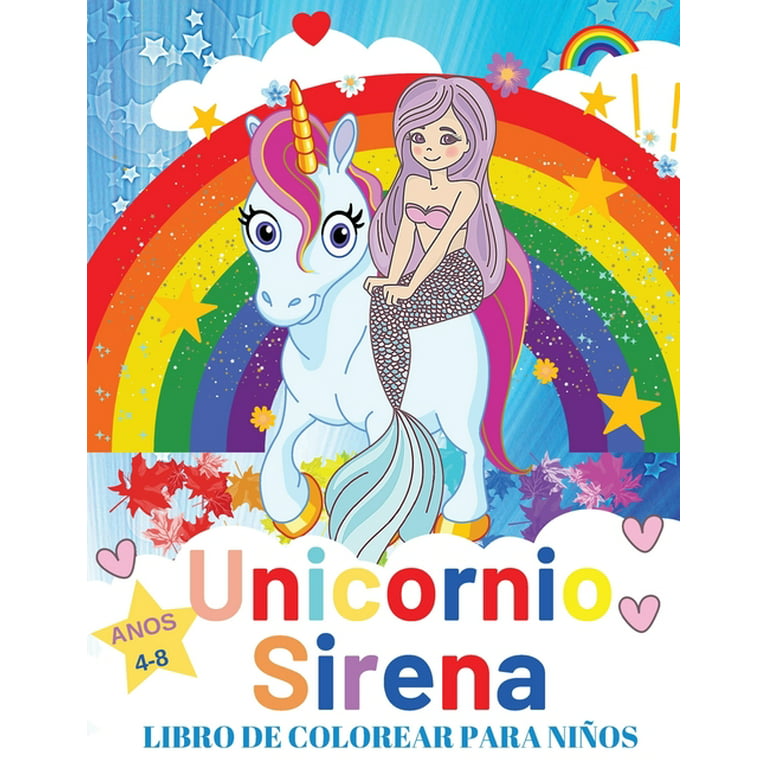 Unicornio Libro de Colorear para Niños de 4 a 8 Años: Dibujos Para Colorear  para niños y niñas de 4 a 8 Años (Paperback)