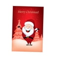 thumbnail image 4 of Navidad jardín bandera Santa Claus Banner bandera vacaciones Festival decoración, paño , 47x32cm Riendo santa_2, 4 of 7