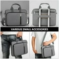thumbnail image 5 of Troglfold Laptop Bag 6-inch Laptop Messenger Bag for Men Grey,15.75"X11.42"X1.38", 5 of 10