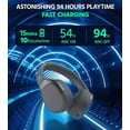 thumbnail image 5 of Edifier W830NB Auriculares inalámbricos supraaurales con cancelación activa de ruido de -45 dB, tiempo de reproducción de 94 horas, sonido de alta resolución LDAC, audio espacial, carga rápida, conexi, 5 of 5
