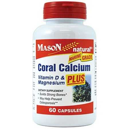 Mason Natural Coral Calcium 1500 mg Capsules 60