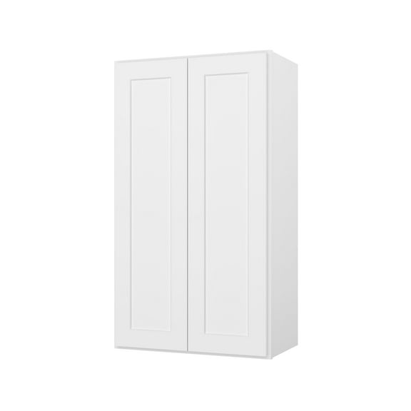 Furinno Shaker Wall Kitchen Cabinet , Ready to Assemble, 12 D x 24 W x 42 H, White