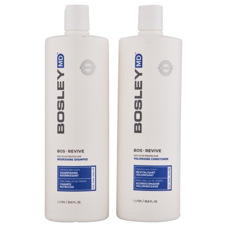 Bosley BosRevive Shampoo & Conditioner For Non Color-Treated Hair 33.8 oz
