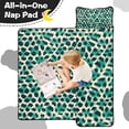 thumbnail image 4 of Leopard Pattern with Green and Black Spots Toddler Nap Mats for Kids Preschool,Sleeping Mat Bag or Kids,Toddler Sleeping Bag,Toddler Nap Mat or Daycare, 4 of 6